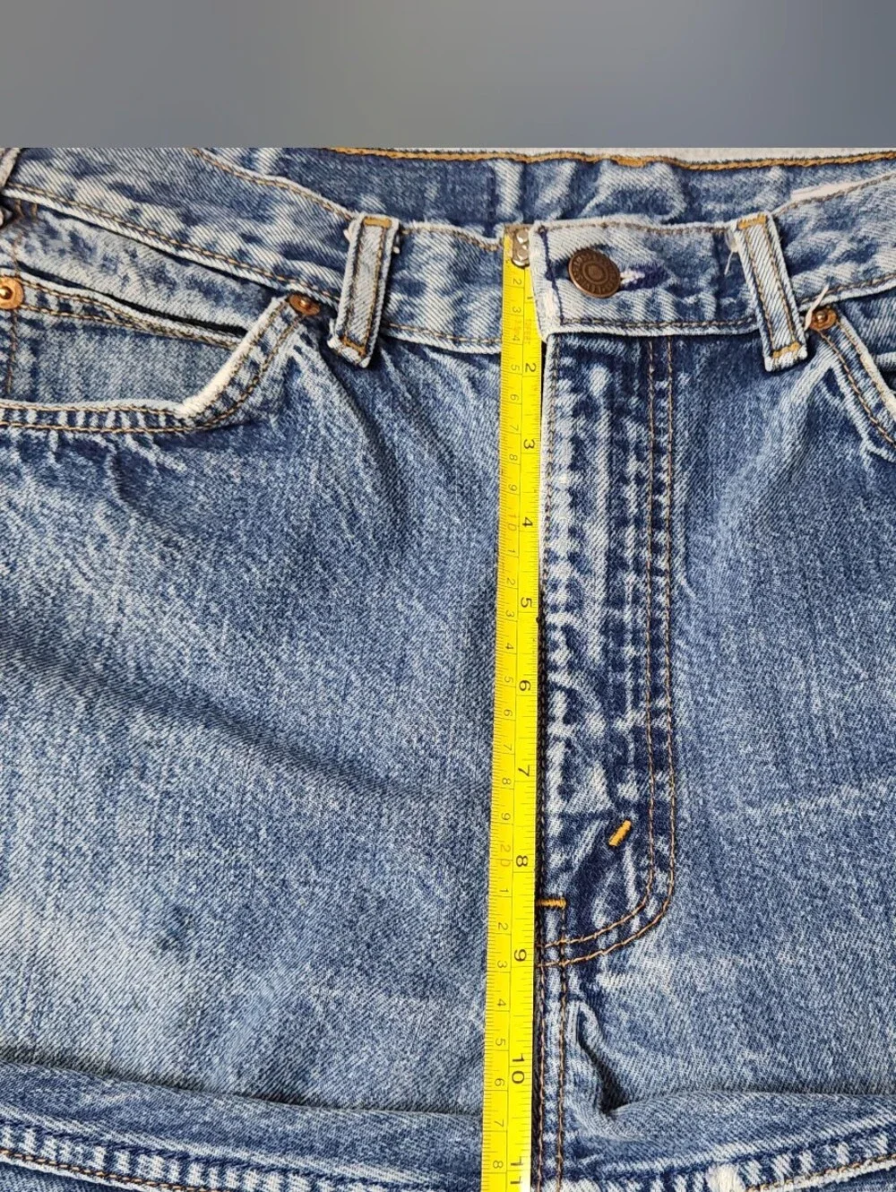 Vintage Levi's 505 Orange Tab Jeans Size 34/30